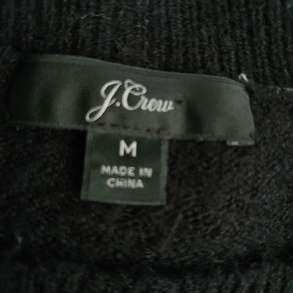 J Crew Raglan Shoulder Alpaca Wool Blend Jumper Size 14 - Picture 6 of 8